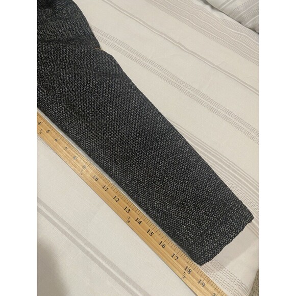 Orvis Sweatshirt Mens Medium Black Snap Collar 1/4 Zip Fleece Lined - Picture 5 of 7